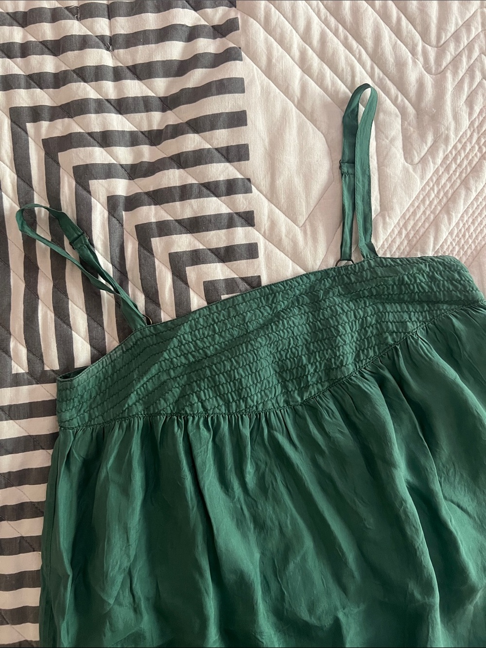 ✨Vintage✨ Generra Green Silk Sundress